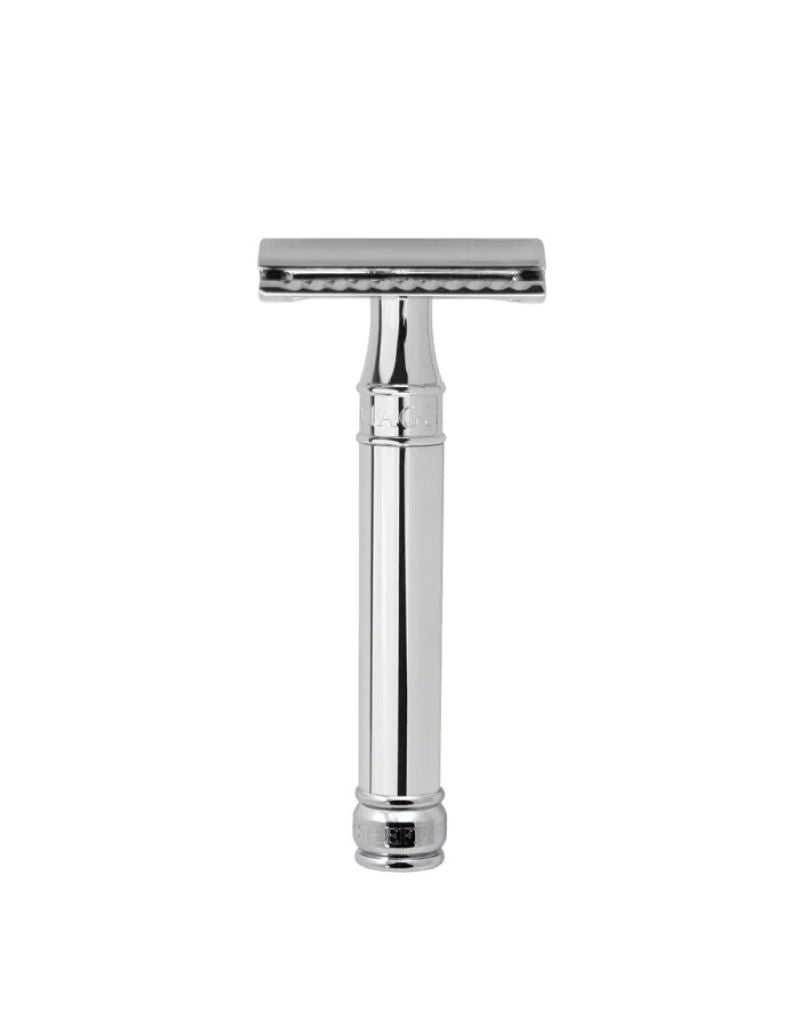 Edwin Jagger DE89 double edge safety razor in chrome