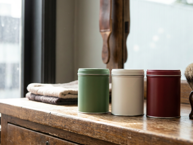 Proraso shaving cream green white and red tins for different skin types